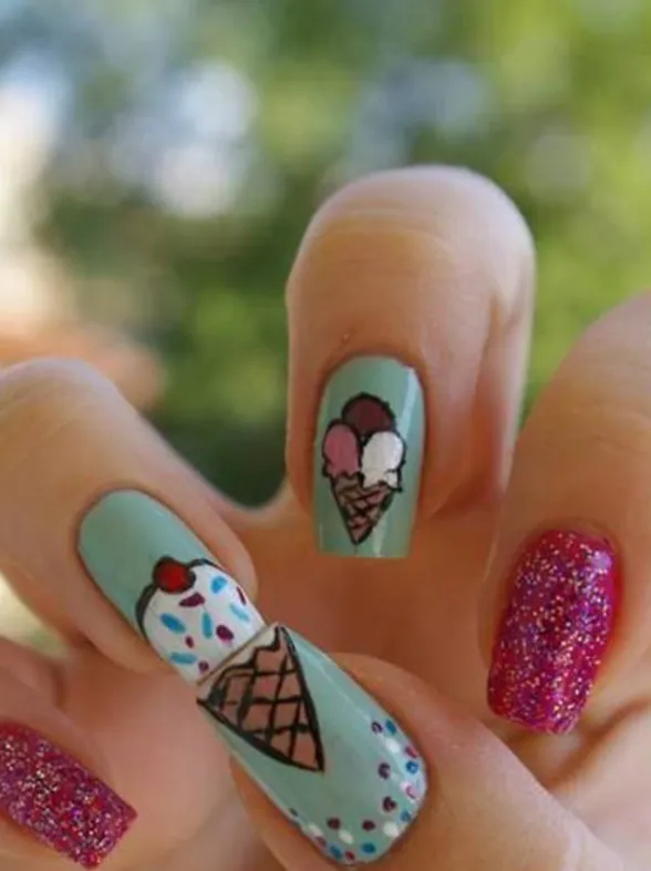 Manicura de helados: la opción más refrescante para el verano