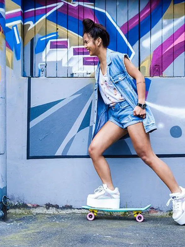 Las zapatillas con plataforma (buffalo sneakers) han vuelto