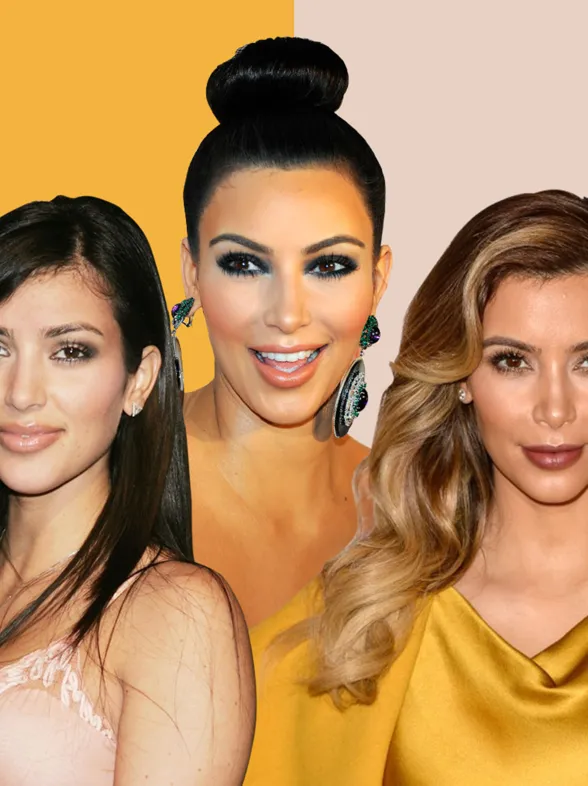 La evolución capilar de Kim Kardashian