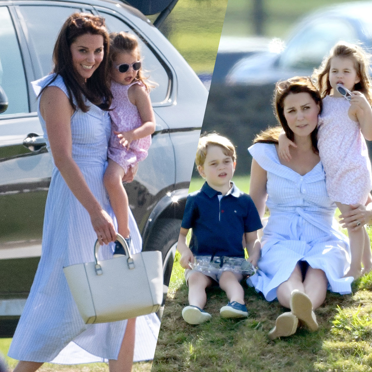 Kate Middleton con sus hijos