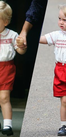 El príncipe George y su padre: todas las veces en las que han vestido igual