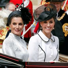 Duelo de estilos en la realeza, Kate Middleton y la reina Letizia brillan juntas en el 'Garter Day'