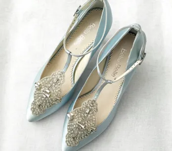 Something blue... sapatos azuis para noivas