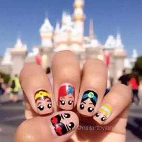Mergulhe no mundo m&aacute;gico da Disney com essas 30 nail arts