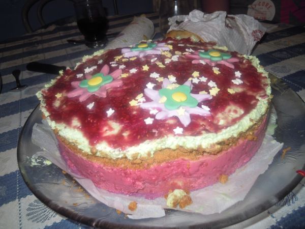 Délice Pistache/ Framboise !! un gâteau qui fait son effet 