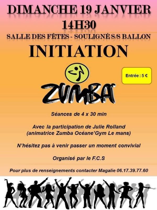 Souligné sous Ballon : Initiation ZUMBA ! 