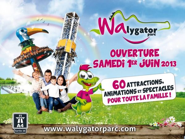 Parc d'attractions familial ... Walygator ouvre ce 1er juin 