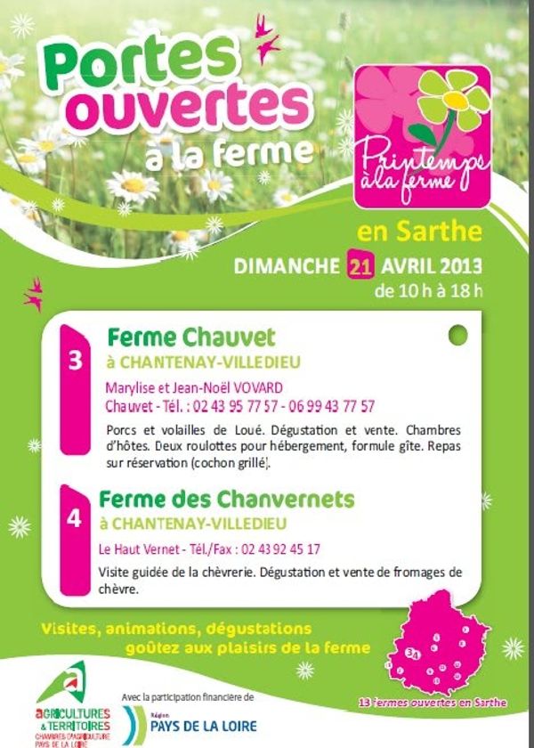 Chantenay-Villedieu : Portes Ouvertes à la ferme !
