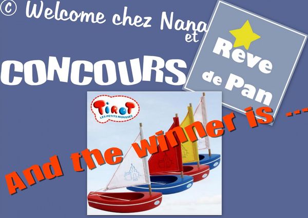 And the winner is ... (Concours REVE DE PAN)