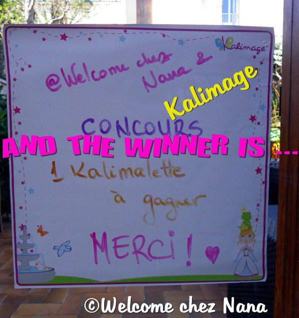 And the winner is ...(Concours KALIMAGE) 
