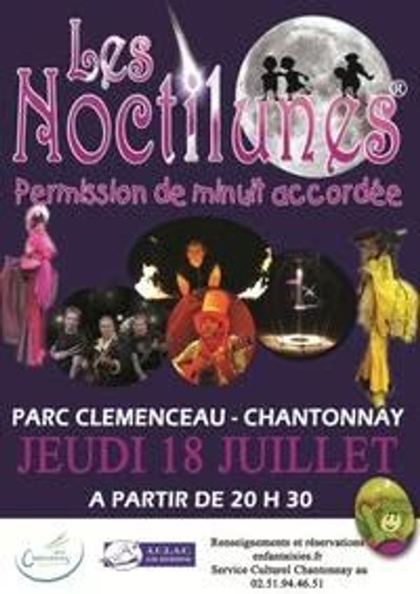 Les Noctilunes Festival de Nuit pour enfants et parents Chantonnay