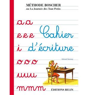 Livre Cahier d'écriture - Méthode Boscher