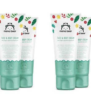 Avis Mama Bear Creme Pour Bebe Pour Le Visage Et Le Corps Avec Huile De Jojoba Et Beurre De Karite Biologiques 4 Tubes