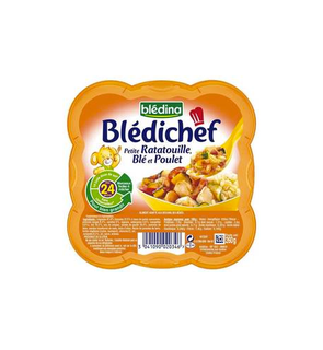 Blédichef - Petite ratatouille, blé et poulet
