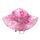 Chapeau réversible anti-uv rose fleurs