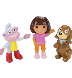Coffret 3 figurines Dora l'exploratrice