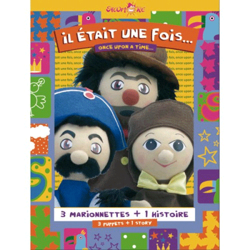 Coffret de marionnettes Guignol, Gendarme et Gnafron