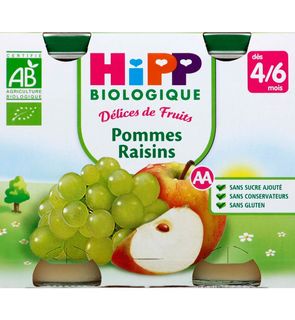 Avis Hipp Pommes Raisins