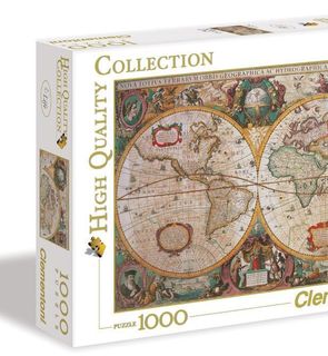 Puzzle 1000 pièces - Mappemonde antique