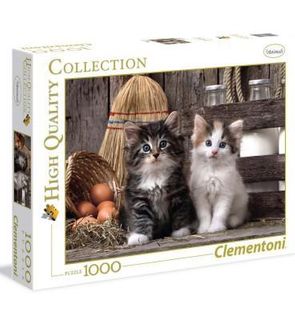 Clementoni Puzzle 1000 pièces : chatons