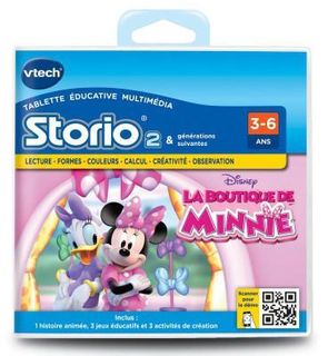 Vtech Jeu pour console de jeux Storio 2 : La boutique de Minnie