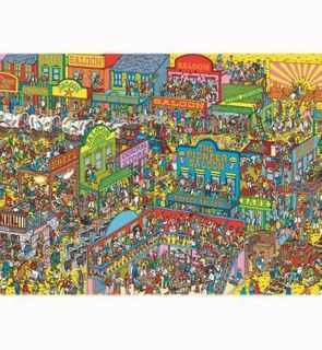 Nathan Puzzle 1000 pièces : Où est Charlie ? Cow-Boy