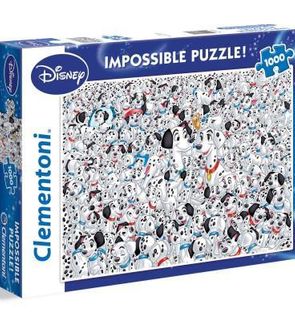 Clementoni Puzzle 1000 pièces : Les 101 Dalmatiens