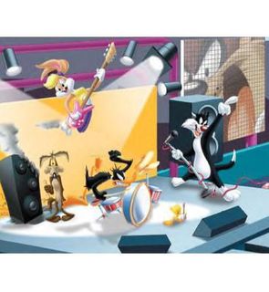 MB Jeux Puzzle 45 pièces : Looney Tunes, le concert