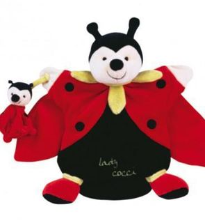 Avis Doudou Et Compagnie Doudou Marionnette Lady Coccinnelle Et Son Bebe 25 Cm