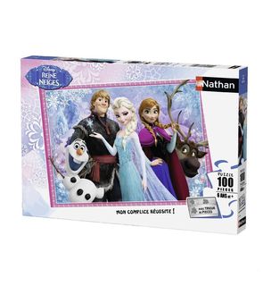 Puzzle Olaf et ses amis Reine des Neiges - 100 pièces