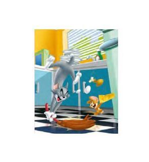 MB Jeux Puzzle 60 pièces : Tom et Jerry, Dans la cuisine