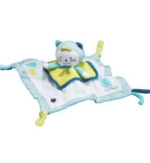 Avis Sauthon Doudou Plat Chat Patachon Vert Et Bleu