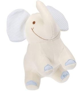 Avis Les Bebes D Elysea Peluche Elephant Bio Bleu Cm