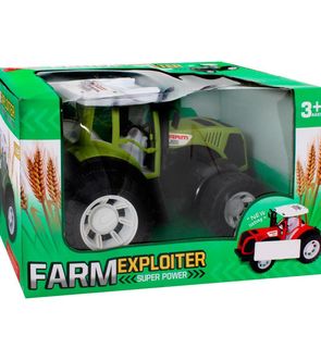 Farm Exploiter Tracteur 26cm à friction pour enfant Vert - Alinea