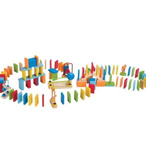 Dynamo Jeu de dominos en bois coloré pour enfant Multicolore - Alinea