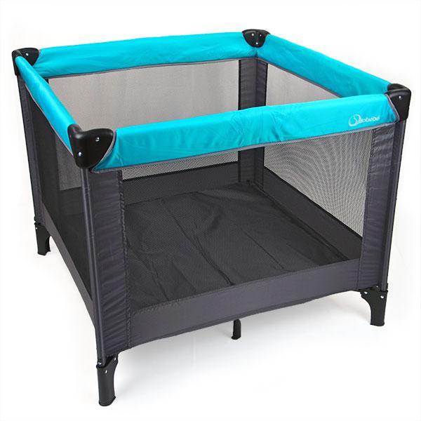 Avis Allobebe Parc Pliant Gris Turquoise 90 X 90 Cm