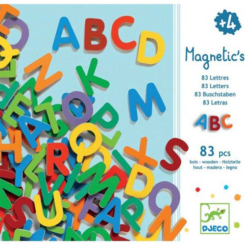 Idéal pour les jouets éducatifs les aimants de réfrigérateur et l'orthographe KandyToys Lot de 26 lettres magnétiques 
