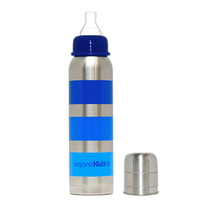 Biberon isotherme en inox 270 ml (sans BPA)