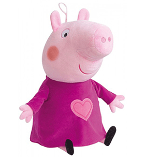 Peluche range pyjama Peppa Pig