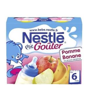 Avis Nestle P Tit Gouter Brique De Lait Saveur Banane Pomme