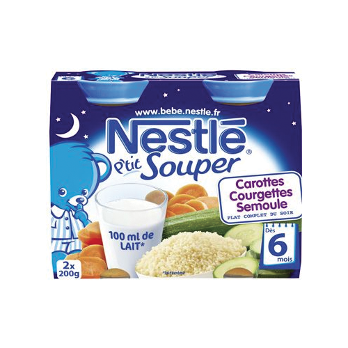 Avis Nestle P Tit Souper Carottes Courgettes Semoule