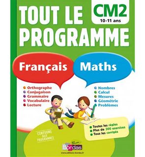 Tout le programme Français Maths CM2