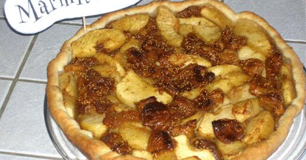 Tarte Aux Pommes Et Aux Figues Sechees Recette De Tarte Aux Pommes Et Aux Figues Sechees