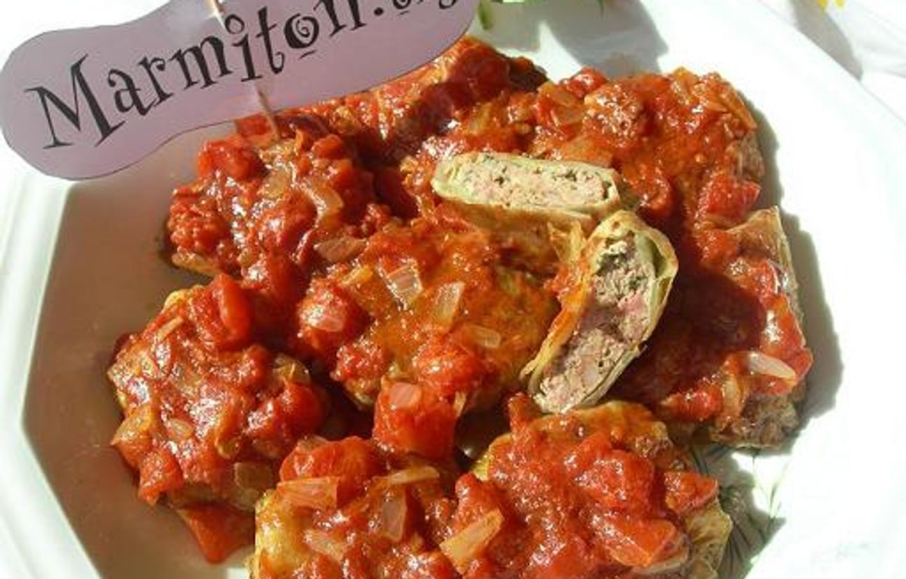 Chou farci à la grecque Recette de Chou farci à la grecque Marmiton