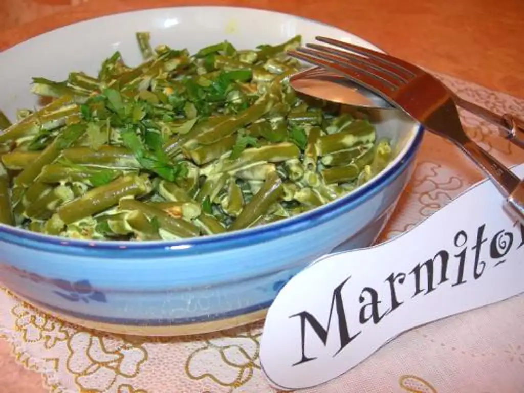 curry d'haricots verts