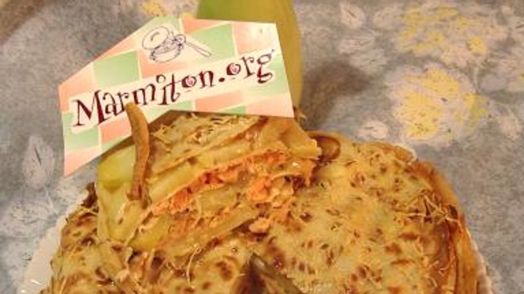Gateau De Crepes Garni Facon Montagne Recette De Gateau De Crepes Garni Facon Montagne