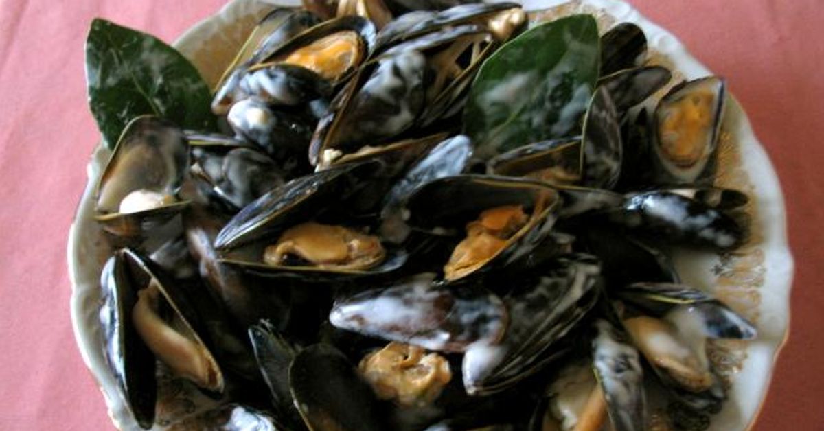 Moules bouchot à la crème : recette de Moules bouchot à la crème
