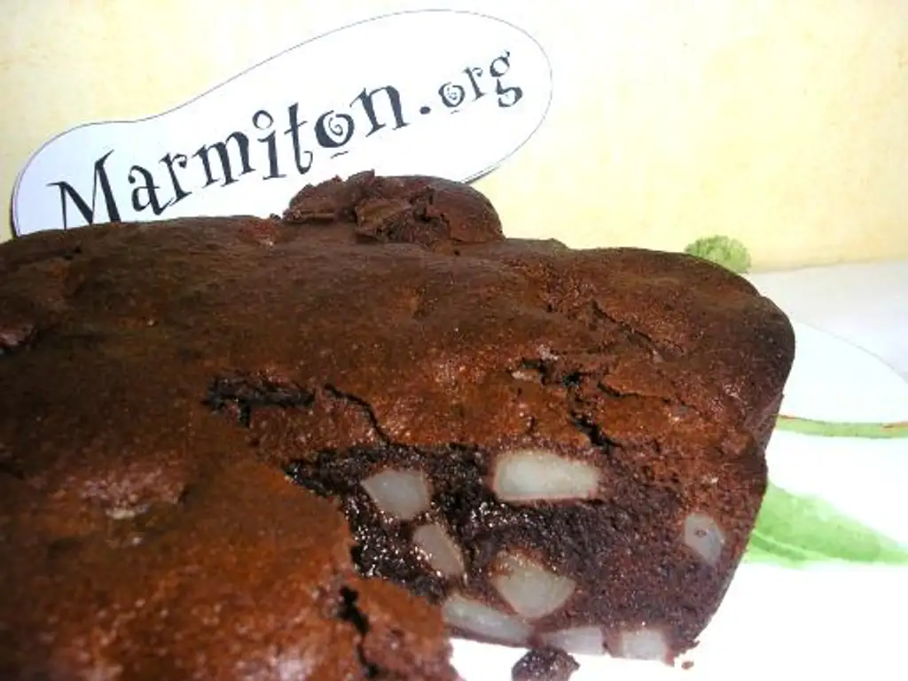 Gateau Poire Chocolat