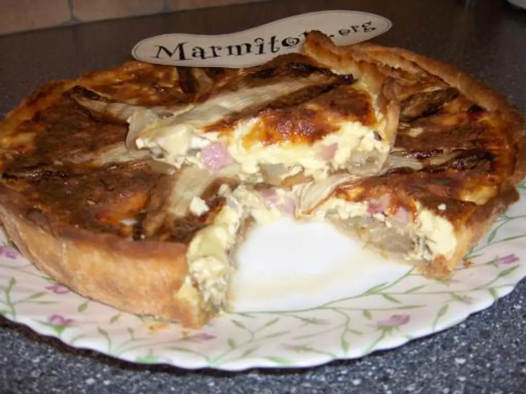 quiche aux chicons (endives) et maroilles