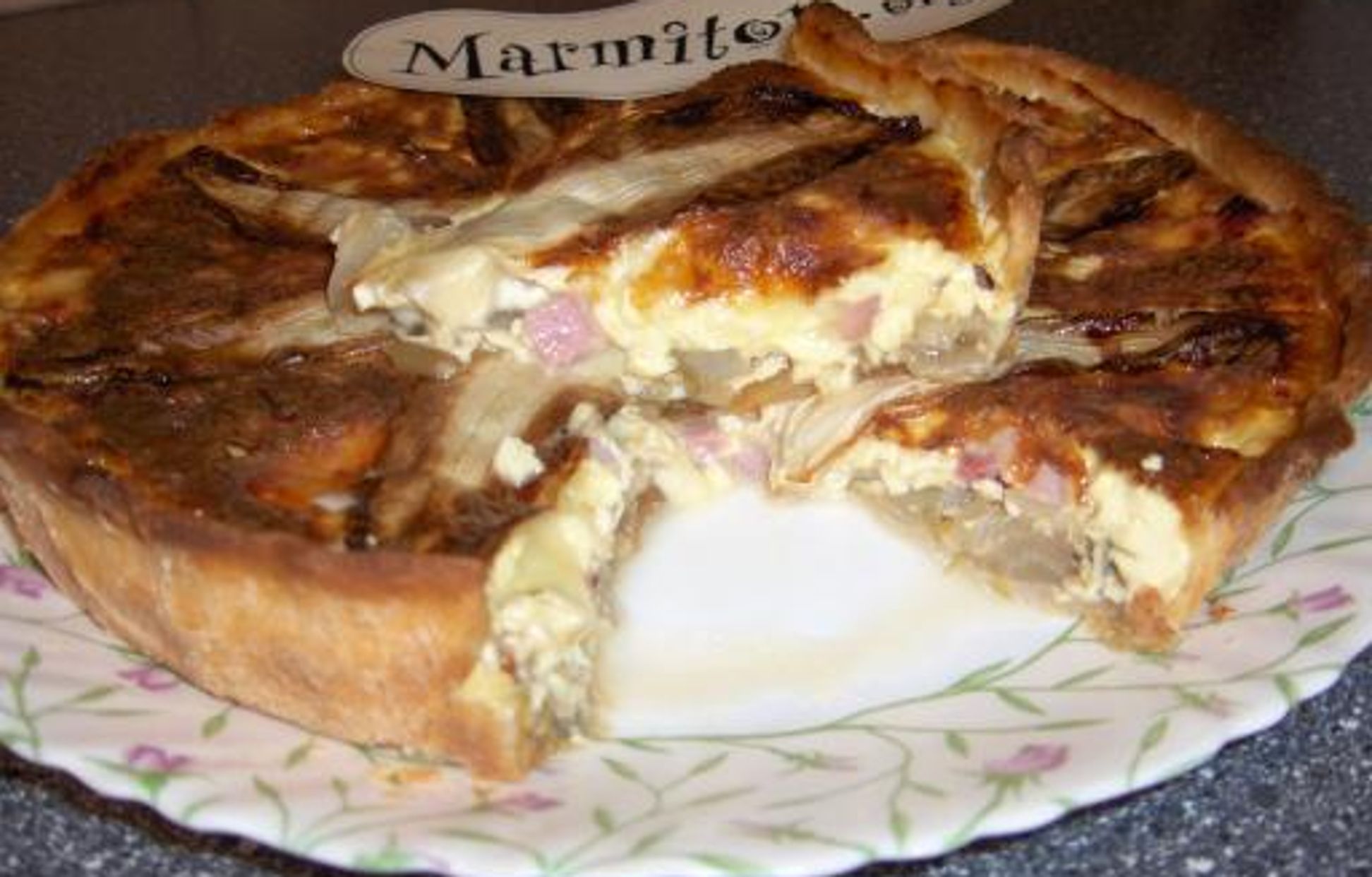 Quiche aux chicons (endives) et maroilles : Recette de Quiche aux ...